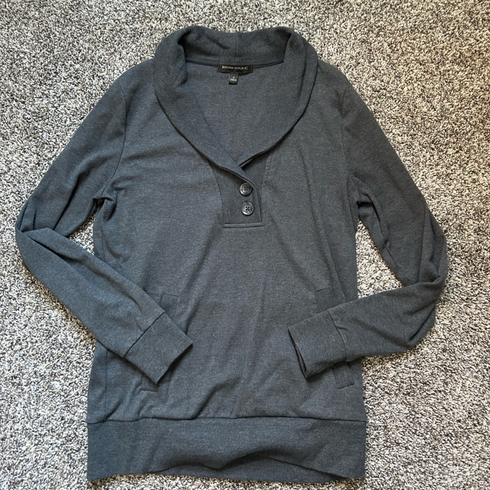 Banana Republic Size S Gray Sweatshirt